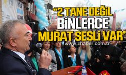 Sesli’nin seçim bürosunun açılışı mitinge döndü! "2 tane değil binlerce Murat Sesli var"