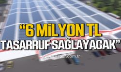 Tekin; "Güneş Enerji Sistemi belediyemize yıllık 6 milyon TL tasarruf sağlayacak"