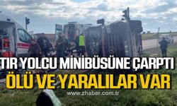 Tekirdağ’da TIR ile yolcu minibüsü çarpıştı: 5 ölü, 10 yaralı!