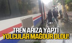 Karabük-Zonguldak seferini yapan yolcu treni arıza yaptı