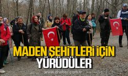 Zonguldak Doğa Yürüyüş Grubu madencileri unutmadı