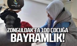 Zonguldak'ta 100 çocuğa bayramlık!