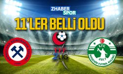 Zonguldak Kömürspor-Kırşehirspor maçında 11’ler açıklandı!