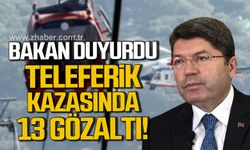Adalet Bakanı Yılmaz Tunç duyurdu! Antalya’da yaşanan teleferik kazasında 13 gözaltı!