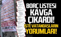 Zonguldak Belediyesi'nin borç listesi kavga çıkardı! İşte vatandaşların yorumları!