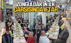Zonguldak Demirci Çarşısı'nda iftar