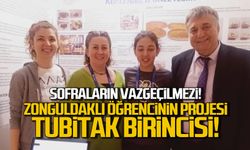Zonguldaklı öğrencinin projesi TUBİTAK birincisi!