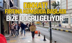 Zonguldak dikkat! Komşu Karabük’te fırtına başladı!