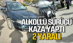 Karabük'te alkollü motosiklet sürücüsü otomobille çarpıştı! 2 yaralı!