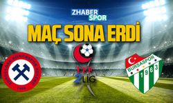 Zonguldak Kömürspor-Bursaspor maçı sona erdi! İşte skor