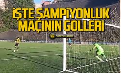 Kilimli Belediyespor-Devrek Belediyespor maçının golleri!