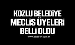 Kozlu Belediye Meclis Üyeleri belli oldu!