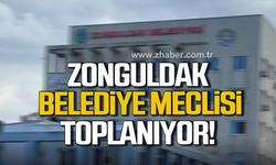 Zonguldak Belediye Meclisi toplanıyor!