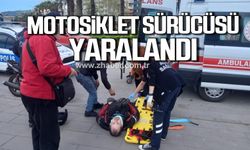 Kdz. Ereğli'de motosiklet sürücüsü yaralandı!