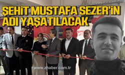 Zonguldak'ta Şehit Piyade Uzman Çavuş Mustafa Sezer’in anısına kütüphane açıldı!
