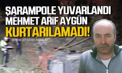 Karabük'te otomobil şarampole yuvarlandı! Mehmet Arif Aygün kurtarılamadı!