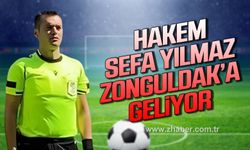 Zonguldak Kömürspor ile Kırşehirspor maçını Sefa Yılmaz yönetecek!