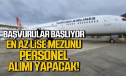 Türk Hava Yolları en az lise mezunu personel alımı yapacak!