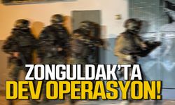 Zonguldak'ta uyuşturucu tacirlerine operasyon!