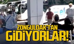 Terminalde yoğunluk! Zonguldak'tan gidiyorlar!