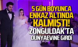 5 gün boyunca enkazda kalmıştı! Zonguldak'ta evlendi!