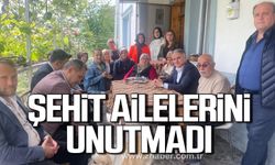 Saffet Bozkurt şehit ailelerini ziyaret etti!