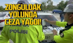 İstanbul-Zonguldak yolunda sürücülere ceza yağdı!