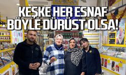 Kamera kayıtlarından buldu! Her esnaf böyle olsa!