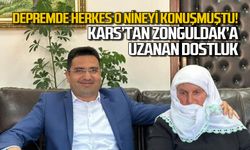 Depremde herkes o nineyi konuşmuştu! Kars'tan Zonguldak'a bir dostluk hikayesi!