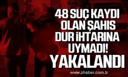 Karabük’te 48 suç kaydı bulunan şahıs dur ihtarına uymadı! Tutuklandı!