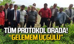 Tüm protokol orada! "Gelemem üçgülü!"