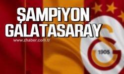 Galatasaray şampiyon oldu!