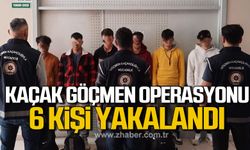 Zonguldak'ta kaçak göçmen operasyonu! 6 kişi yakalandı!