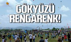 Çaycuma'da gökyüzü rengarenk!