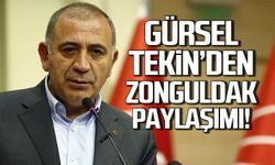 Gürsel Tekin ekonomi ve ahlakı Zonguldak ile özetledi!
