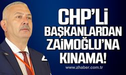 CHP eski il ve ilçe başkanlarından Osman Zaimoğlu'na kınama!