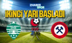 Kırklarelispor- Zonguldak Kömüspor maçı başladı!