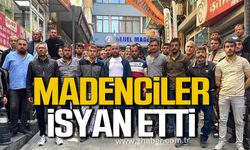 Zonguldak’ta madenciler eylem yaptı!