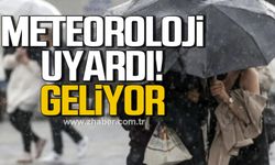 Meteoroloji uyardı! Gök gürültülü sağanak yağış geliyor!