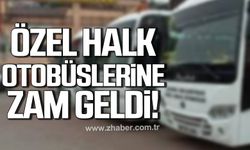 Kilimli özel halk otobüslerine zam geldi!