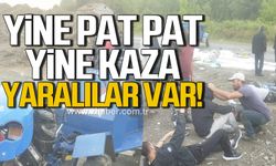 Alaplı'da pat pat kazası! 3 kişi yaralandı!