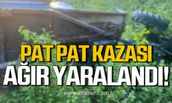 Kdz. Ereğli’de pat pat kazası! Ağır yaralandı!