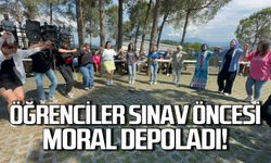 Üniversite öğrencileri finaller öncesi moral depoladı