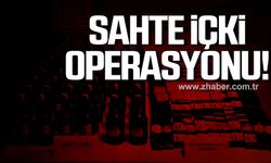 Zonguldak'ta sahte içki operasyonu!