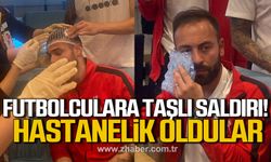 Iğdır'da taraftarlar Kastamonuspor otobüsünü taşladı! 2 oyuncu hastanelik oldu!