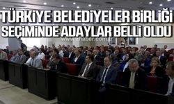 Türkiye Belediyeler Birliği üye seçiminde adaylar belli oldu!