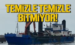 Zonguldak sahili temizle temizle bitmiyor!