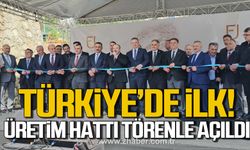 Türkiye'nin ilk 'Hydrocharging Meltblown Kumaş' üretim hattı açılış töreni başladı!