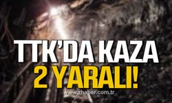 Zonguldak'ta madende iş kazası! 2 yaralı!