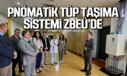 ZBEÜ'de Hastanesi'nde Pnömatik Tüp Taşıma Sistemi devreye girdi!